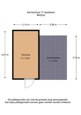 Floorplan - Het Karnhuis 77, 7335 LH Apeldoorn